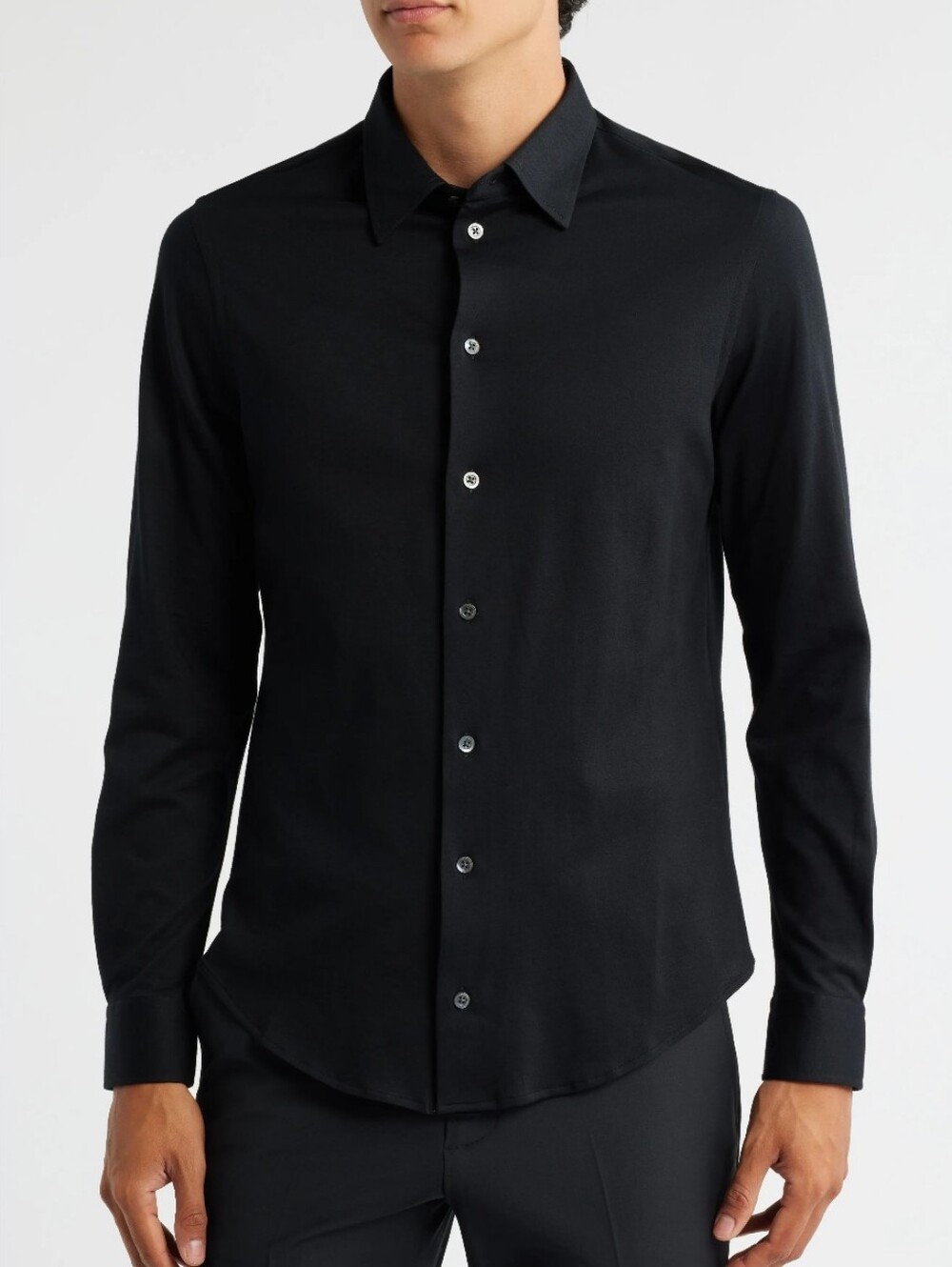 JF J. Ferrar Slim Fit Long Sleeve Button Down Shirt
